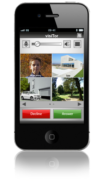 iphone visitor by visiomatic